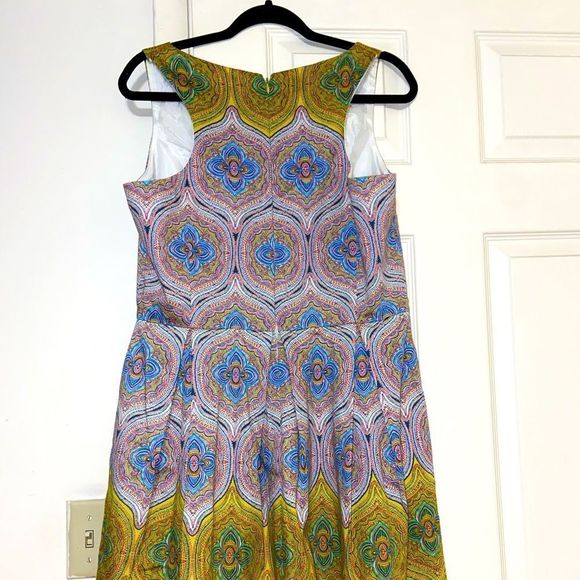 London Times sleeveless v neck midi dress size 14 - Picture 2 of 4